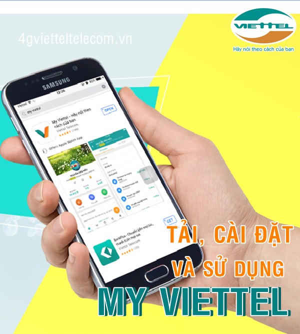 Hướng dẫn tải, cài đặt, sử dụng ứng dụng My Viettel cho thuê bao có nhu cầu