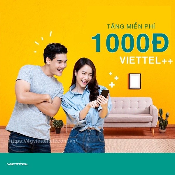 Viettel tặng 1000 điểm tích lũy miễn phí cho khách hàng 