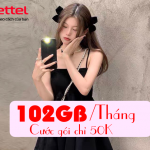 Hướng dẫn đăng ký gói BGG50 của Viettel nhận 102GB